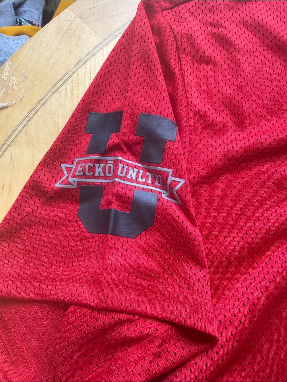 Ecko Unltd Red Mesh #72 Hip Hop Streetwear Jersey Men… - Gem